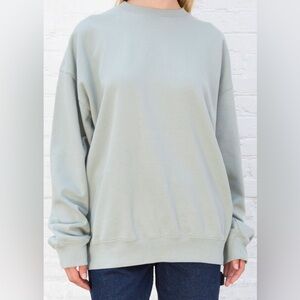 Brandy Melville Light Green Erika Sweatshirt